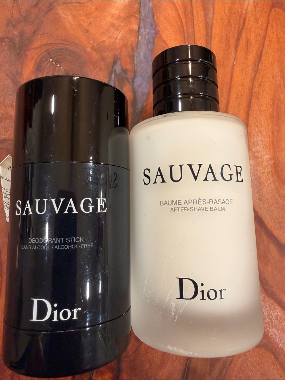 Dior Sauvage After Shave Balm 3.4 oz / 100ml and Stick deodorant 75g 2.6 oz